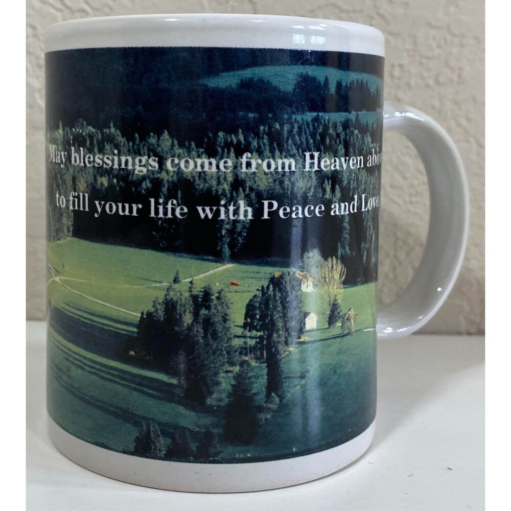 May Blessings Come From Heaven Above; To Fill Your Life With Peace And Love Mug